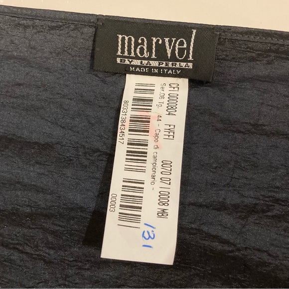 La Perla Midnight Black Ruffled Robe - Picture 7 of 12